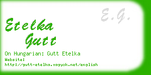 etelka gutt business card